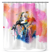 Youthful Yogi's Yoga Shower Curtain